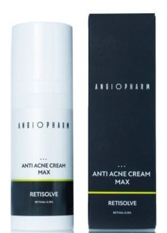 ANGIOPHARM КРЕМ ДЛЯ ПРОБЛЕМНОЙ КОЖИ С РЕТИНАЛЕМ MAX, 50 Мл | RETISOLVE ANTI ACNE CREAM MAX