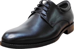 Дерби туфли классические мужские Luciano Bellini 23KF810 Black Leather.