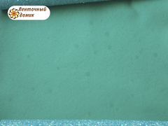 Эко-кожа глиттерная Северное сияние аквамарин изнанка