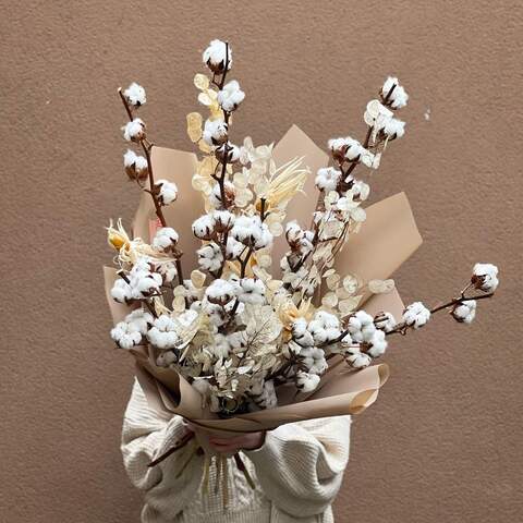 Photo of Bouquet «Flaming cotton»