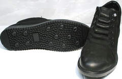 Низкие ботинки зимние мужские Luciano Bellini 71783 Black.