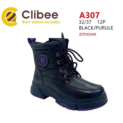 Clibee (зима) A307 Black/Purple 32-37