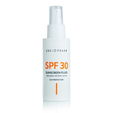 ANGIOPHARM СОЛНЦЕЗАЩИТНЫЙ ФЛЮИД SPF 30, 100 Мл | SUNSCREEN FLUID SPF 30