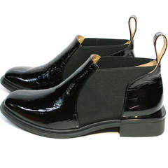 Модные ботинки челси женские Ari Andano 721-2 Black Snake.