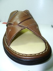 Шлепанцы сандалии мужские кожаные. Коричневые босоножки шлепанцы на лето Mariner Brown Leather.