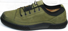 Cпортивные мужские туфли сникерсы для мужчин Luciano Bellini C2801 Nb Khaki.