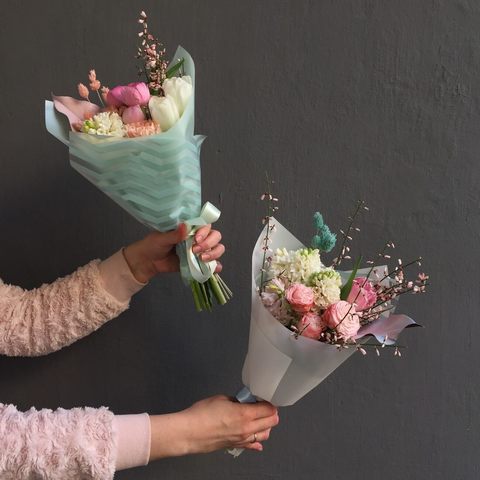 Photo of Spring bouquet with ranunculus