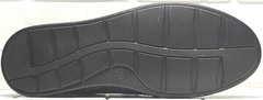 Мужские туфли на плоской подошве стиль casual Luciano Bellini 91268-S-321 Black Blue.