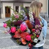 Photo of Luxurious bright bouquet with exotic flowers «Enchanting beauty»