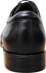 Мужские повседневные туфли кожаные Luciano Bellini 23KF810 Black Leather.