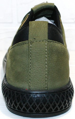 Молодежные мужские туфли кеды на осень Luciano Bellini C2801 Nb Khaki.