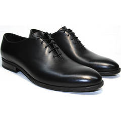 Классические черные туфли мужские Ikos 006-1 Black