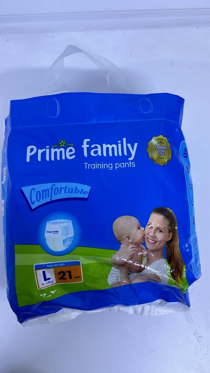 Трусики-подгузники Prime family 9-14кг, L/21шт