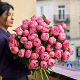 Photo of 41 peonies in a bouquet «Tender song»