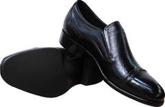Мужские кожаные туфли черные RossiniRoberto-2YR1165-BlackLeather.