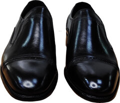 Классические мужские туфли кожаные RossiniRoberto-2YR1165-BlackLeather.