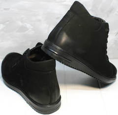 Купить мужские зимние ботинки Luciano Bellini 71783 Black.