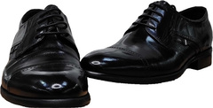 Мужские туфли на выпускной Rossini Roberto 2YR1158 Black Leather.
