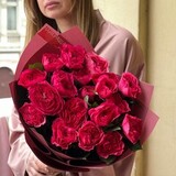 Photo of Bouquet of 19 roses «The Baroness»