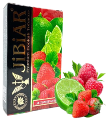 Табак Jibiar Lime Strawberry Raspberry (Джибиар Лайм Клубника Малина) 50г
