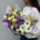 Photo of Bouquet «Cream-purple»