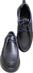 Стильные мужские кроссовки мокасины кожаные Arsello 22-01 Black Leather.
