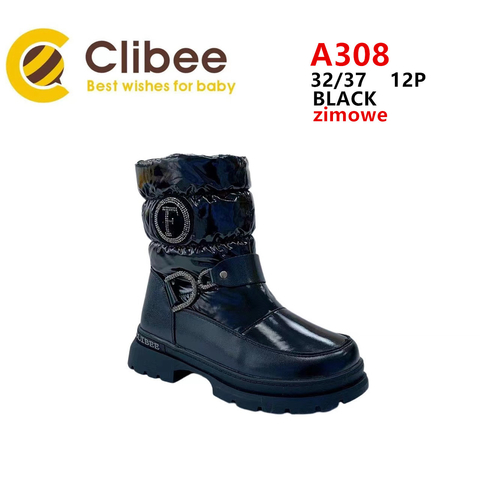 Clibee (зима) A308 Black 32-37