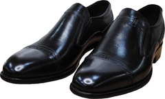 Классические туфли броги мужские RossiniRoberto-2YR1165-BlackLeather.
