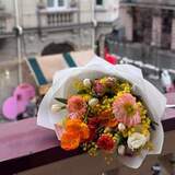 Photo of Bright bouquet with delicate flowers «Poppy Field»