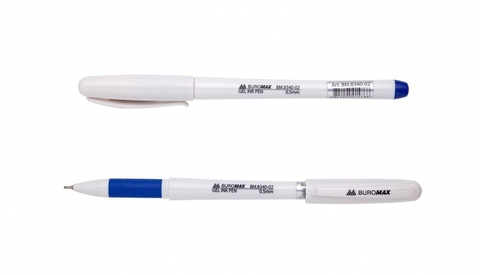 Ручка гелевая Buromax 0,5 мм синяя (BM 8340-02)