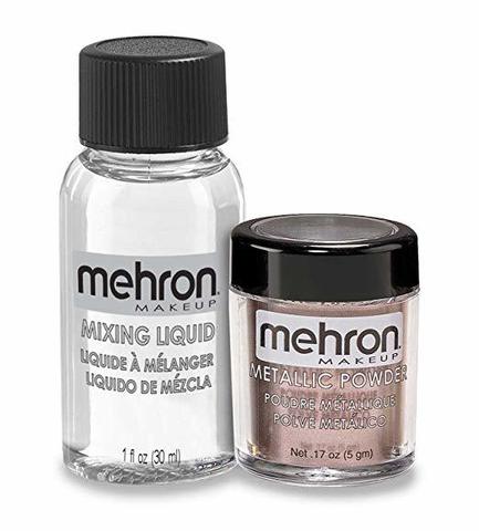 MEHRON Металева пудра-порошок Metallic Powder (5 г) з рідиною для змішування Mixing Liquid (30 г), Lavender (Лавандовий)