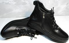 Ботинки низкие женские Evromoda 375-1019 SA Black