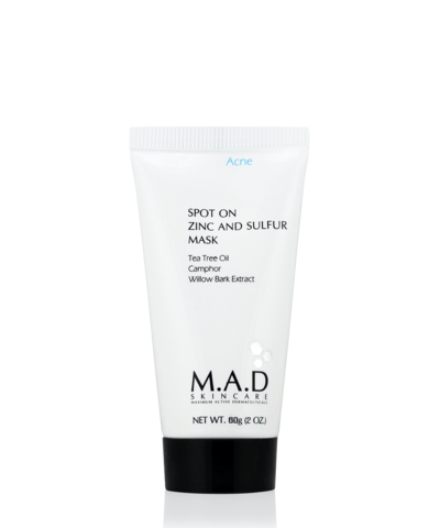 M.A.D. Skincare Подсушивающая маска с цинком и серой | Spot On Zinc and Sulfur Mask