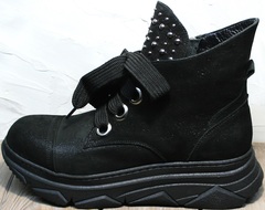 Женские демисезонные ботинки Rifellini Rovigo 525 Black.