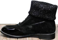Ботинки со шнуровкой женские Kluchini 5161 k255 Black