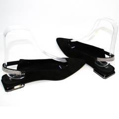 Женские туфли с открытой пяткой Kluchini 5183 Black.