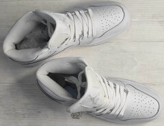 Легкие кроссовки осень мужские Nike Air Jordan A806-1 All White.