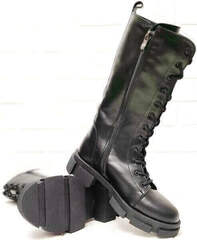 Зимние женские ботинки на грубой подошве Ari Andano 3046-l Black.