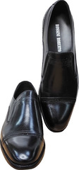 Мужские модельные туфли кожаные RossiniRoberto-2YR1165-BlackLeather.