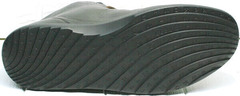 Осенние мужские ботинки кеды на толстой подошве Ikoc 1770-5 B-Brown.