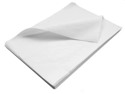Папір крафт у листах 400х600 мм білий (пергамент листовий)