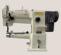 Фото: Рукавная швейная машина с сервомотором в голове GOLDEN LEAD GL-246D (под окантователь)