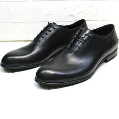 Классические туфли оксфорды мужские Ikoc 063-1 ClassicBlack.