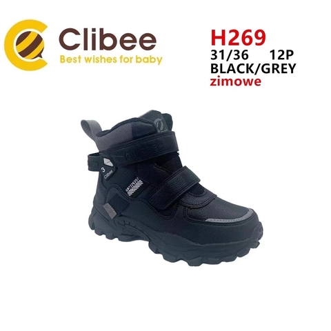 Clibee (зима) H269 Black/Grey 31-36