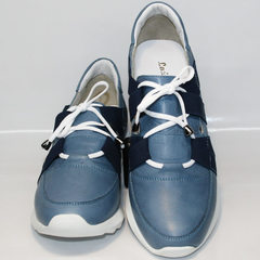 Кожаные спортивные туфли Ledy West 1484 115 Blue.