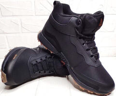 Модные кроссовки черные мужские Reebok Airstacle Terrain H2o Drain Black.