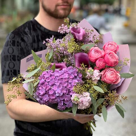 Photo of Bouquet «Gentle purple»