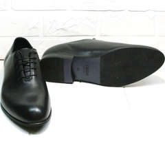 Оксфорды туфли мужские кожаные Ikoc 063-1 ClassicBlack.