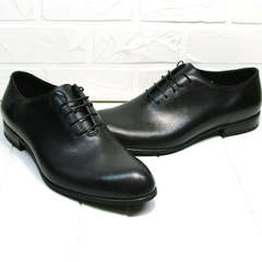 Красивые туфли мужские кожаные классические Ikoc 063-1 ClassicBlack.