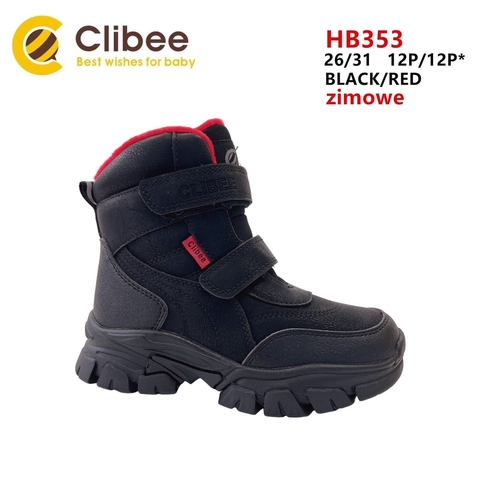 Clibee (зима) HB353 Black/Red 26-31